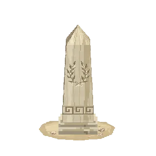 Obelisk grave marker preview