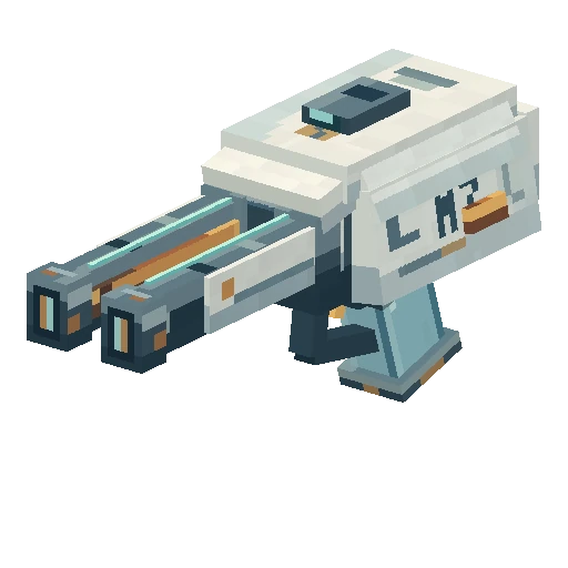 Orbital railgun, free Minecraft Java model
