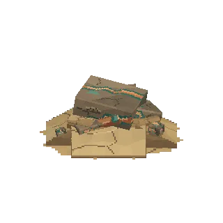 Ore rock node preview