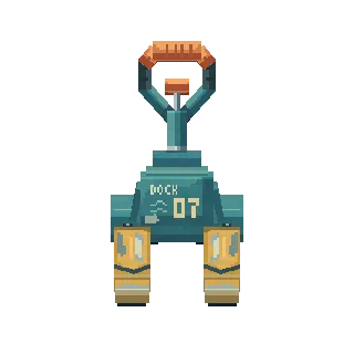 Pallet jack with a pallet stack preview