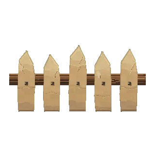 Picket fence turning around