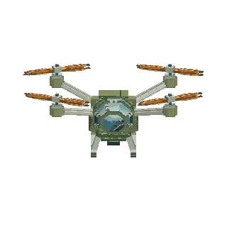Quadrocopter drone preview