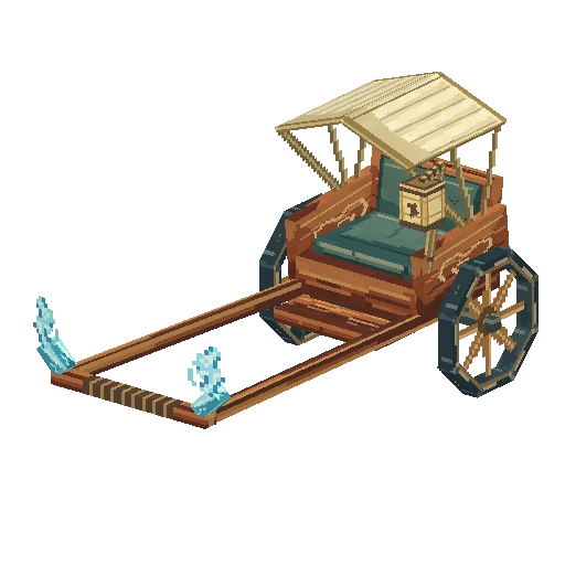 Rickshaw, free Hytale model