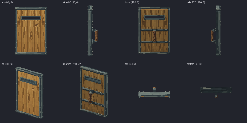 Riot shield from eight angles