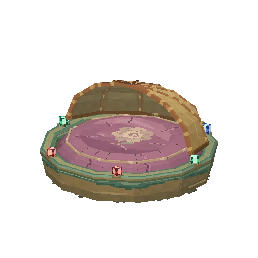 Round pet bed, free Hytale model