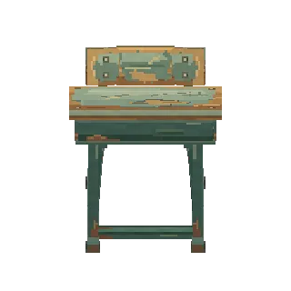 School desk with a chair preview