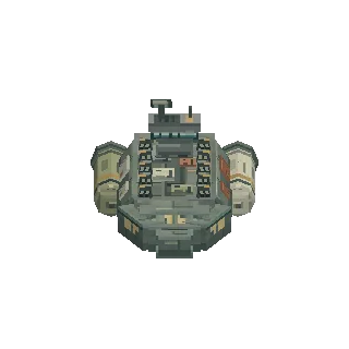 Sci-fi battlecruiser preview