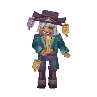 Sky pirate captain preview