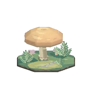 Spring mushroom launch pad preview