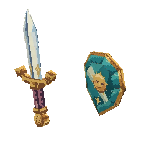 Star navy sidearm set, free Hytale model