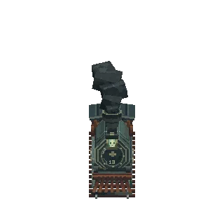 Steam locomotive with a coal tender preview