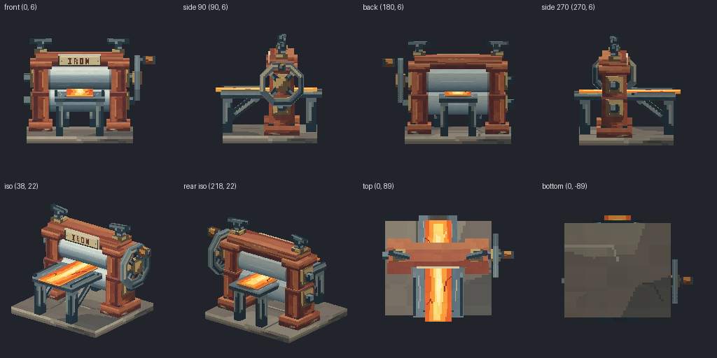 Steel rolling mill from eight angles