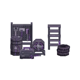 Suburban garage set preview