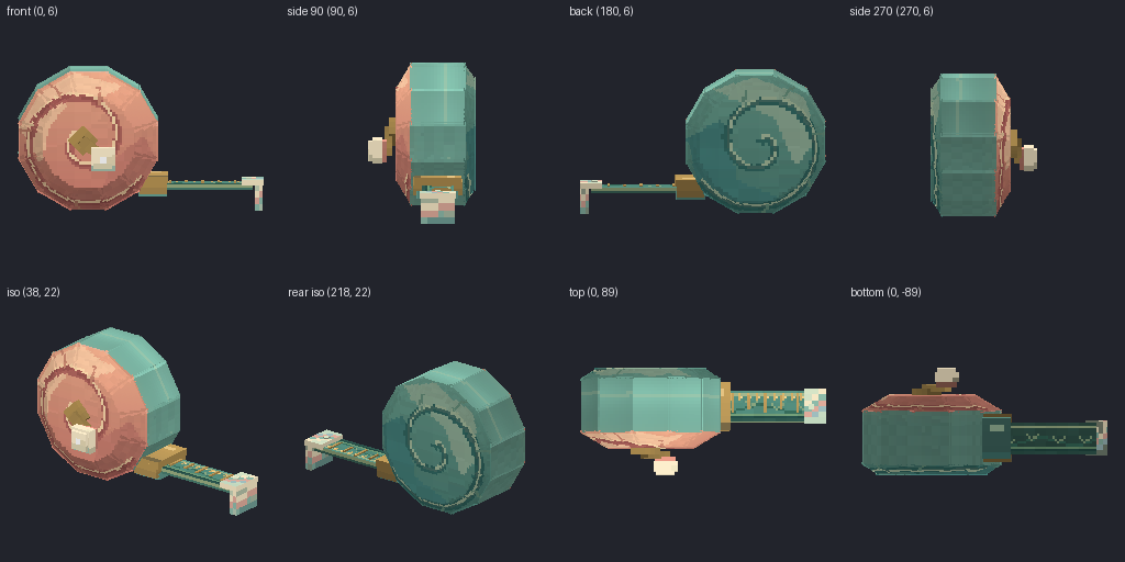 Tape measure from eight angles