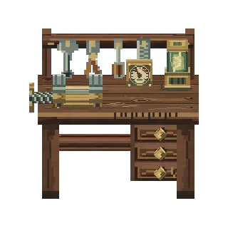 Tinkerer bench with vice preview
