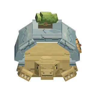 Tortoise carrying a shrub preview