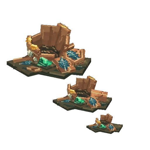 Trash pile in three sizes, free Hytale model