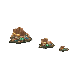 Trash pile in three sizes preview