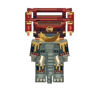 War elephant with a siege platform preview