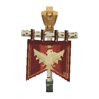 War standard on a crossbar preview