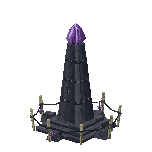 Waystone obelisk, free Hytale model