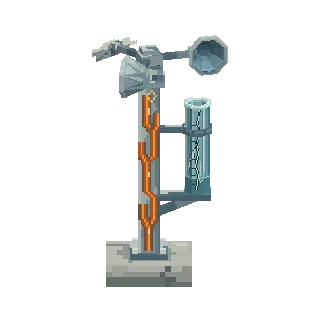Weather station with an anemometer and rain gauge preview