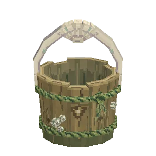 Wooden bucket preview